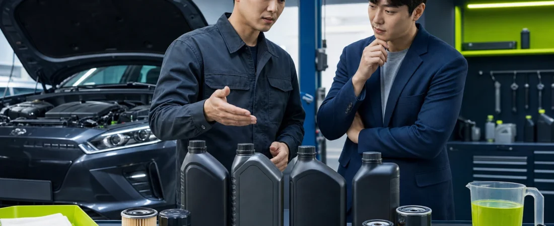 중고차 엔진오일 교환 견적 비교 기준