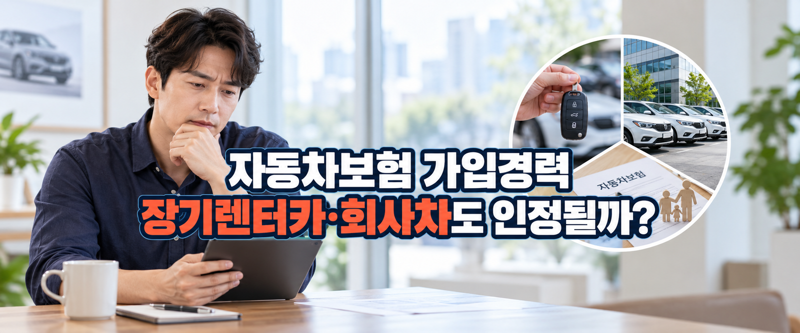 자동차보험 가입경력 인정, 장기렌터카·회사차 운전경력도 보험료가 내려갈까?