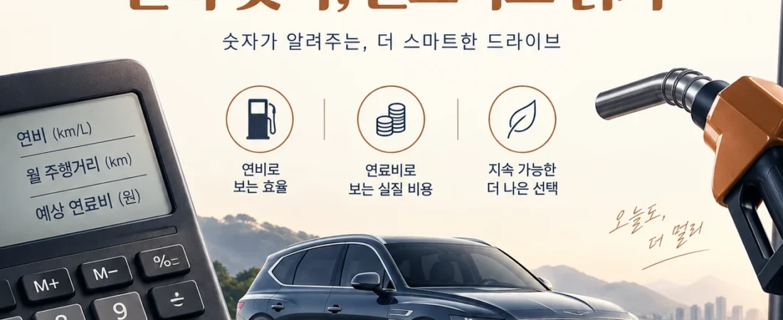 GV80 하이브리드 연비 12km/ℓ, 내 연료비는 어떻게 계산할까요?